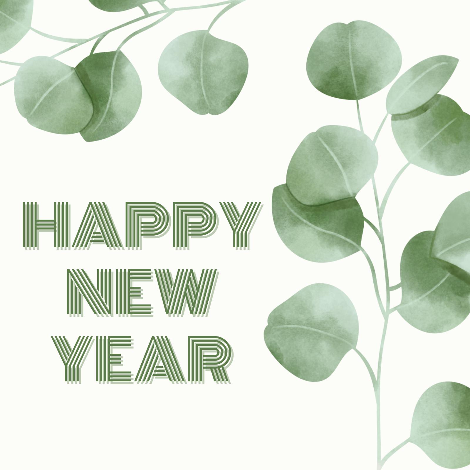 Schriftzug Happy New Year