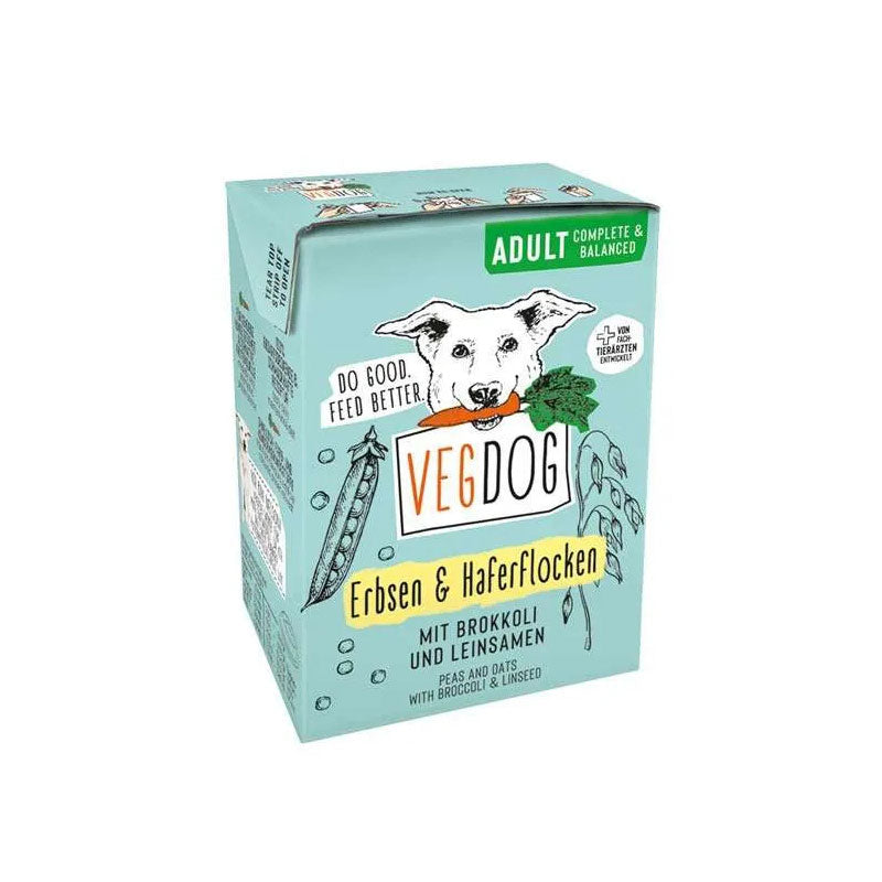 VEGDOG ADULT TETRA PAK – Alleinnahrung für erwachsende Hunde