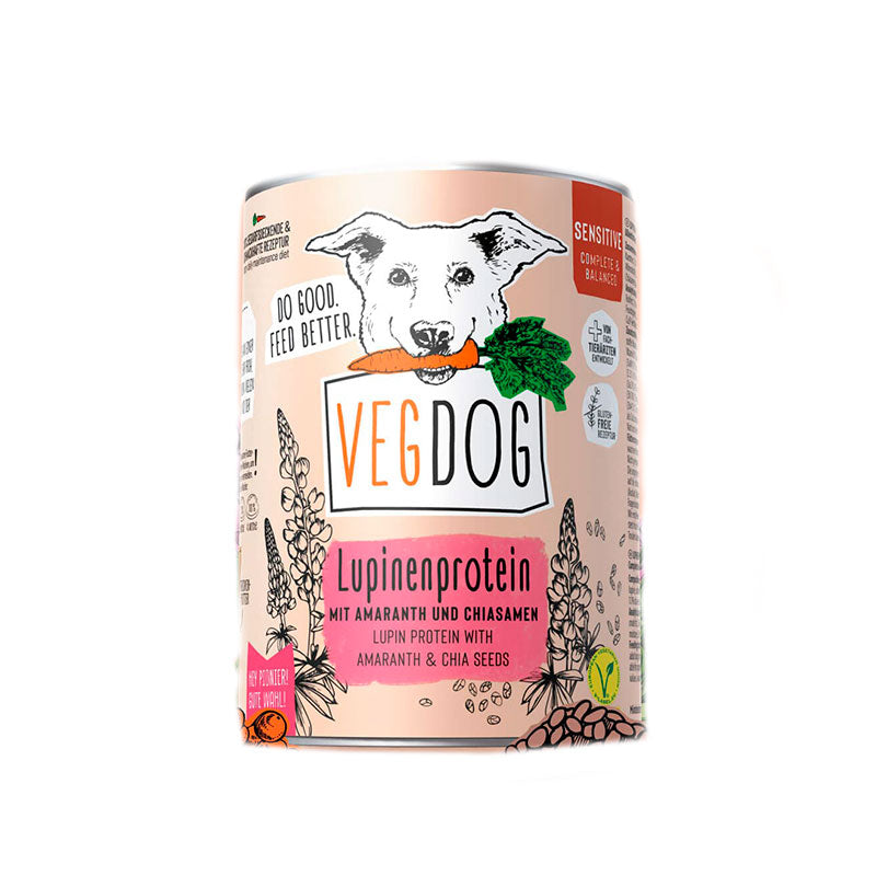 VEGDOG SENSITIVE LUPINENPROTEIN - Alleinahrung für sensible Hunde