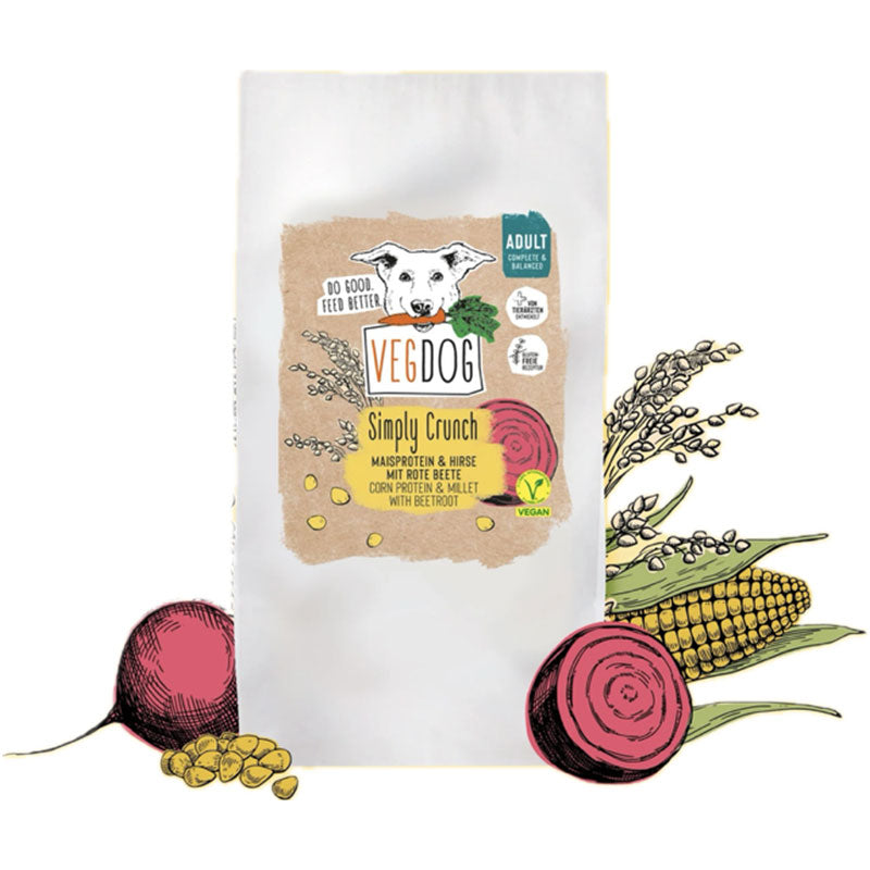 VEGDOG SIMPLY CRUNCH - Alleinnahrung für Hunde