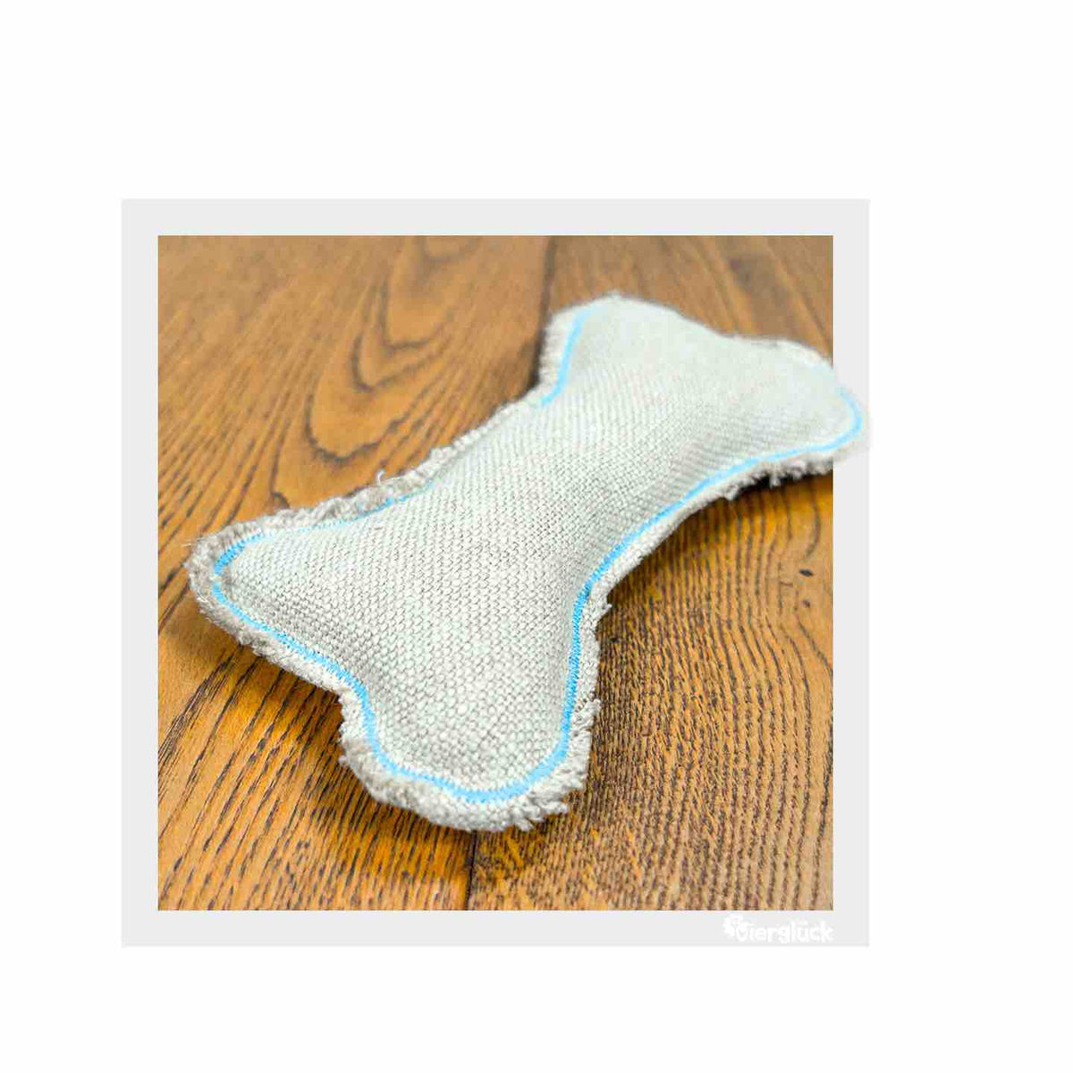 Vierglück Hunde Kuscheltier No.3 - "Knochen flach"