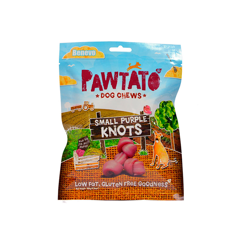 Benevo Pawato Purple Knots Small (Violette Kauknochen)