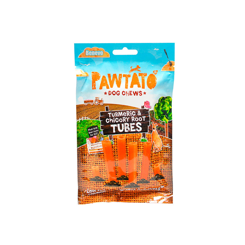 Benevo Pawato Tubes Turmeric&Chicory (Süsskartoffel Röhrchen mit Kurkuma & Chicorée)