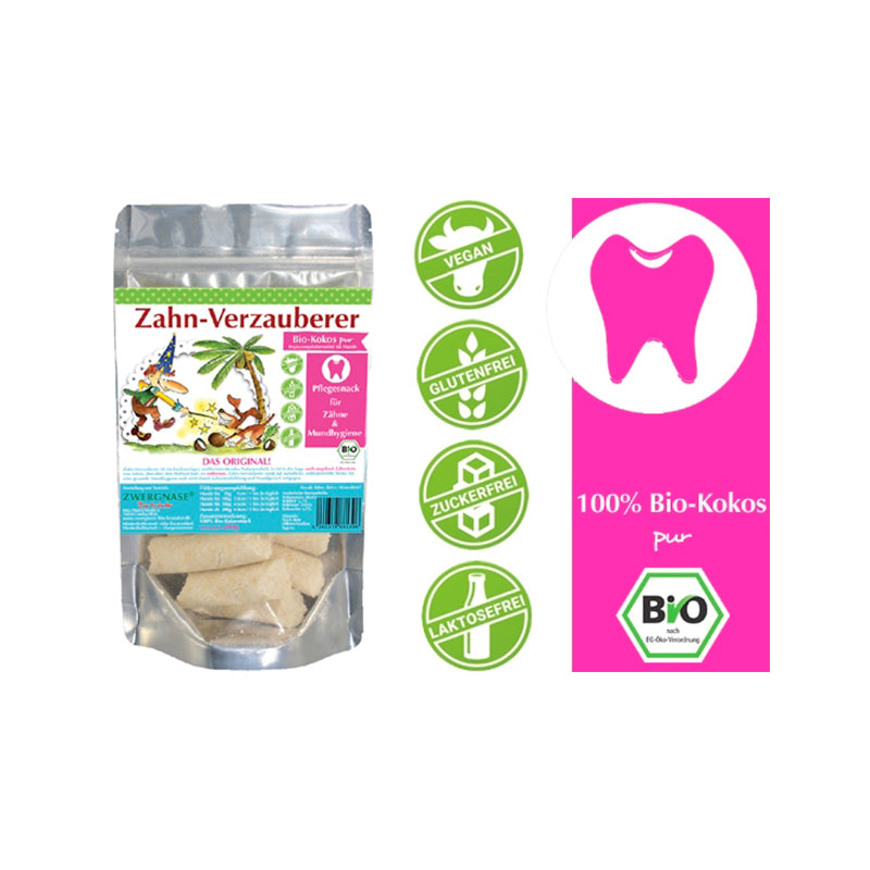 Zwergnase Zahn-Zauberer Bio-Kokos