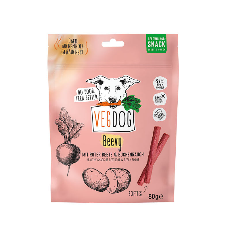 VEGDOG BEEVYS - Veganer Hundesnack