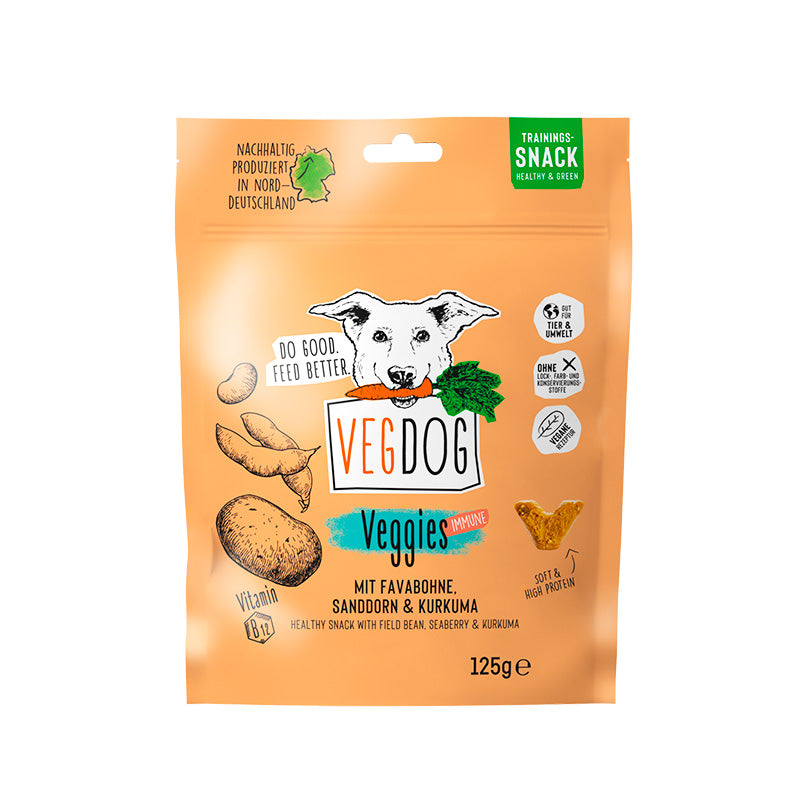 VEGDOG VEGGIES immune - Veganer Hundesnack