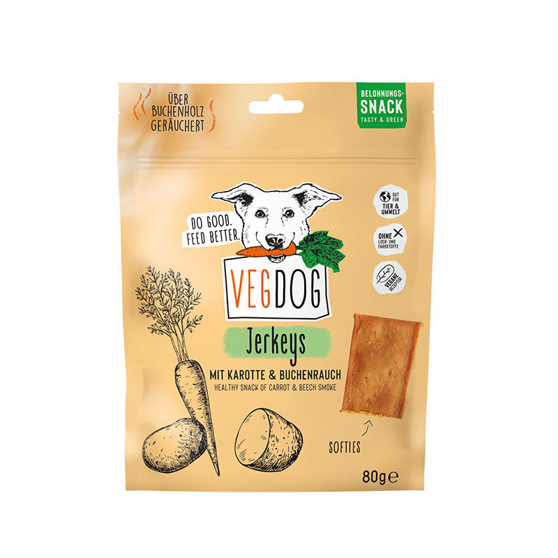 VEGDOG JERKEYS - Veganer Hundesnack