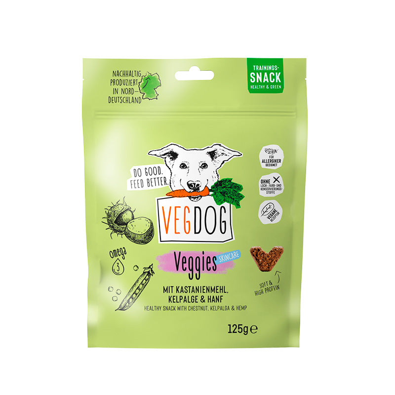VEGDOG VEGGIES skincare - Veganer Hundesnack