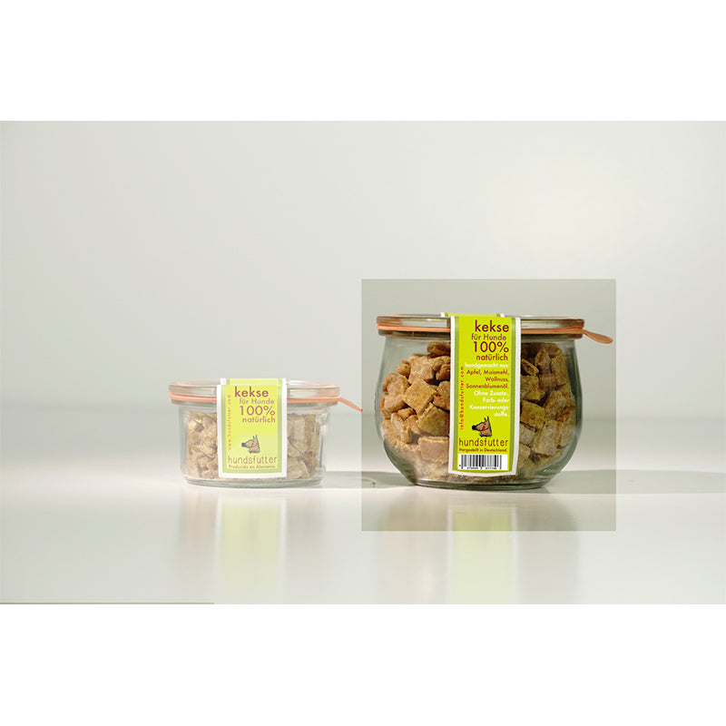 hundsfutter - Weiche, vegane, glutenfreie Hundesnacks mit Apfel/Nuss