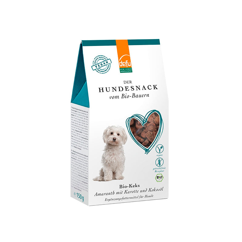 defu Bio-Keks Amaranth mit Karotte und Kokosöl 150 g