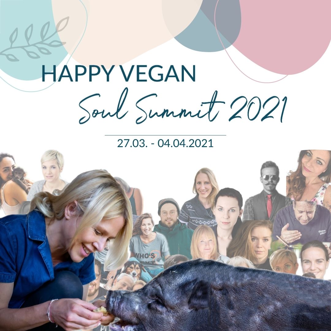 Ankündigung Happy Vegan Soul Summit mit Vierglück Gründerin Jasmin Ellger im LineUp