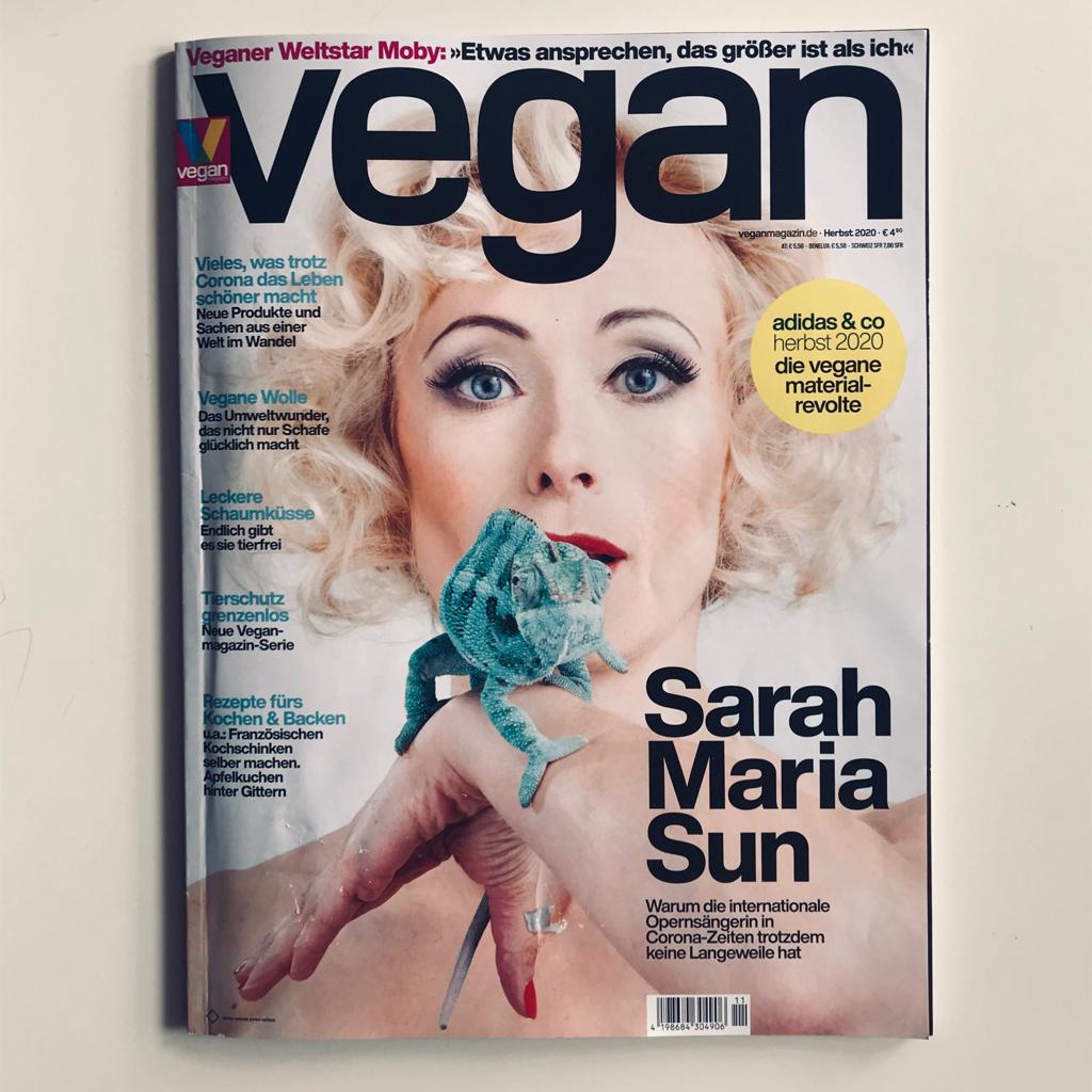 Foto vom Cover des Vegan Magazines