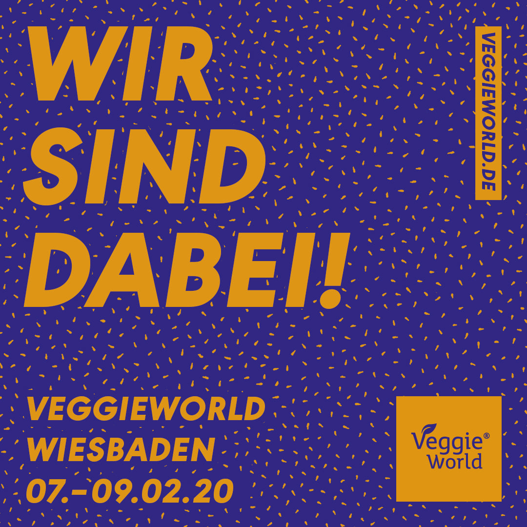 Ankündigung Veggieworld Wiesbaden 07.-09.02.2020