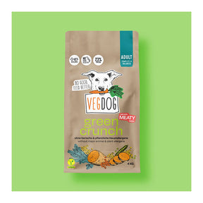 VEGDOG GREEN CRUNCH - Alleinnahrung für Hunde (NEUE VERPACKUNG)