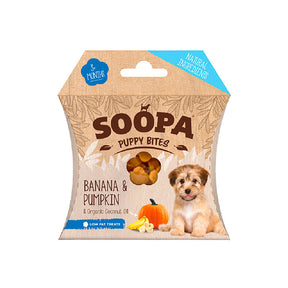 SOOPA Hundedrops für Welpen Banane & Kürbis